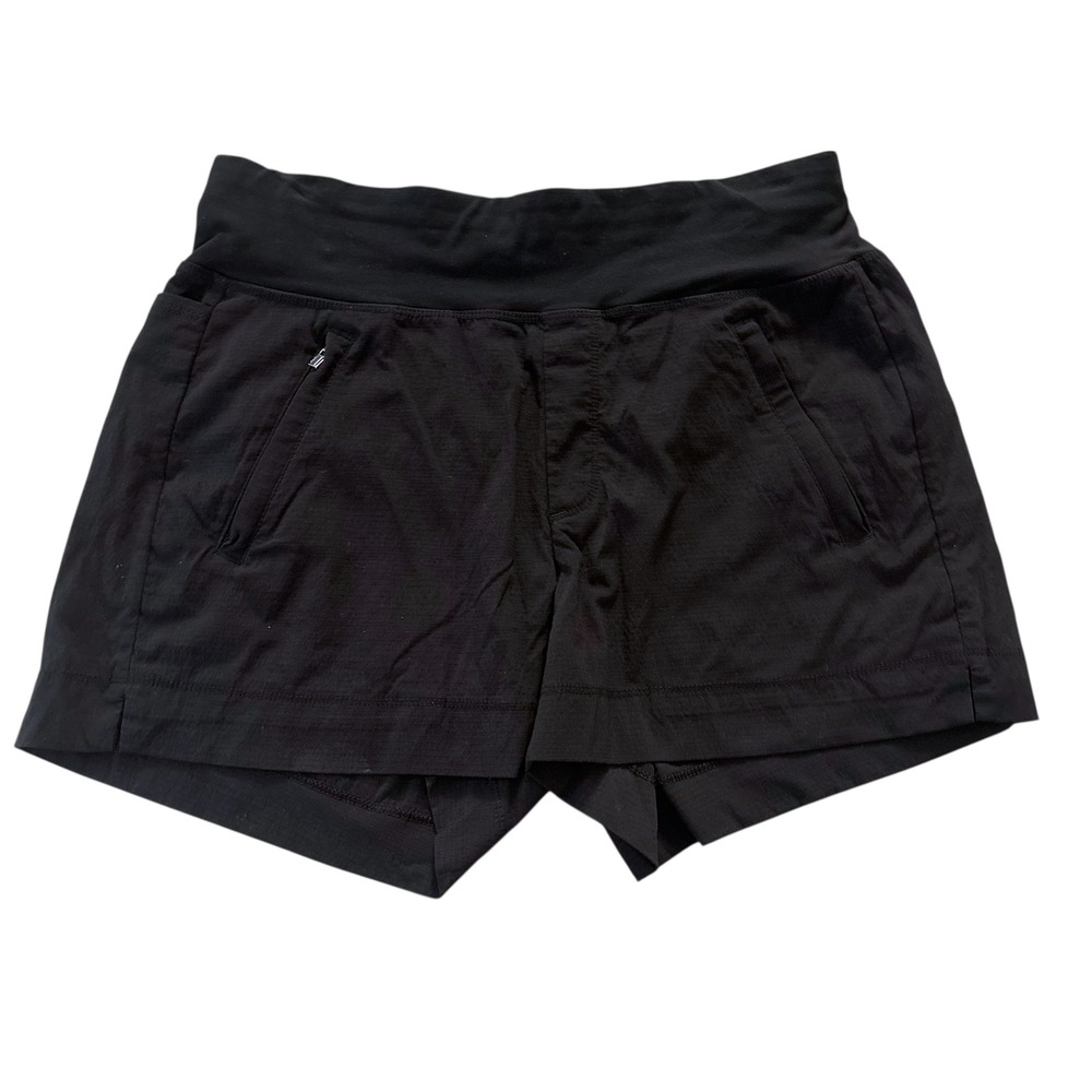 Athleta Shorts 4 Trekkie North‎ Black Hiking Athletic Outdoor Pockets